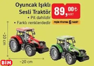 OYUNCAK IŞIKLI SESLİ TRAKTÖR OYUNCAK IŞIKLI SESLİ TRAKTÖR